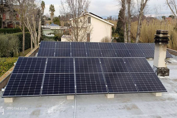 Impianto 6 kWp - 10 kWh accumulo